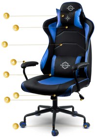 Herná stolička Sofotel Yasuo 2591 - modrá