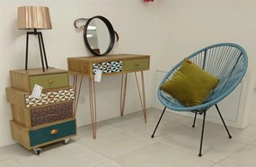 Odkladací stolík Portofino 50 cm z masívu viacfarebný