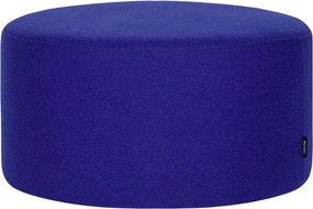 Modrý vlnený taburet Folk – noo.ma