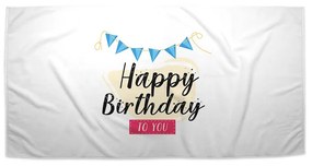 Sablio Uterák Happy Birthday to you - 30x50 cm