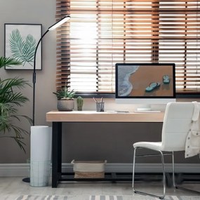 LED Stmievateľná stojacia lampa TEILO LED/10W/230V 3000/4000/6500K čierna + DO