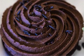 Obraz - Čokoládový Cupcake (90x60 cm)