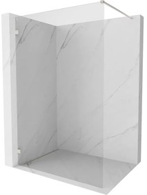 Mexen Lunar sprchová stena ľavá 100 x 200 cm, 8mm číre sklo, brúsená oceľ, 830-100-000-97-00-L