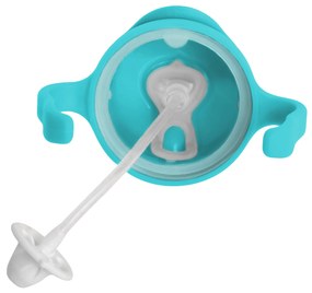 Hrnček so slamkou - aqua 240 ml