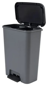 Plastový odpadkový kôš na triedený odpad/pedálový 23+23 l Compatta - Curver