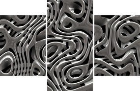 Obraz - Metalická abystrakcia (90x60 cm)