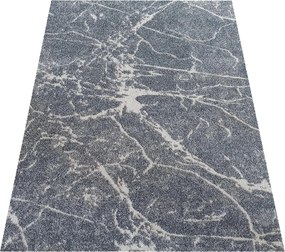 DY Sivý abstraktný koberec Vista 07 Rozmer: 160x220 cm