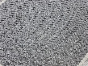 DC Koberec Milano 090 sivá krémová Rozmer: 80×200 cm