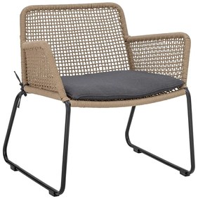 Sivo-béžové záhradné kreslo Mundo – Bloomingville