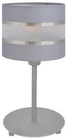 Helam Stolná lampa HELEN 1xE27/60W/230V šedá/strieborná HE1283