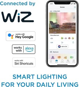 SADA 3x stmievateľných RGB LED žiaroviek Philips SMART A60 E27/8,8W/230V 2200-6500K