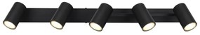 Globo 57911-5B - Bodové svietidlo ROBBY 5xGU10/35W/230V čierna