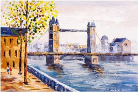 Obraz - Maľba mesta (90x60 cm)