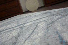 Kusový koberec AKRYLOVÝ PATARA 0266 krémový/tyrkysový