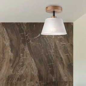 Brilagi - LED  Prisadený luster ANTHONY 1xE14/60W/230V dub/biela