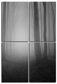 Obraz na plátne - Hmla v lese - obdĺžnik 7182QE (120x80 cm)