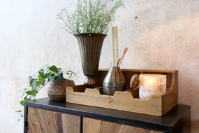 Chic Antique Úložný drevený box s priehradkami