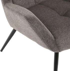 Kreslo sivé AK-H9206 GREY2