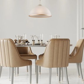 Brilagi - LED Luster na tyči ANTICO 1xE27/60W/230V biela patina