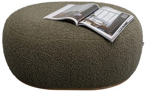 Pebble Boucle taburetka zelená