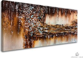 Autorská reprodukcia na plátne ABSTRAKT XOBFB536E1