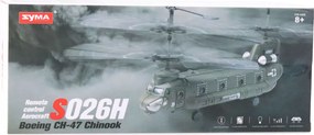 LEAN Toys RC vrtuľník na diaľkové ovládanie Syma S026H-1 zelený khaki