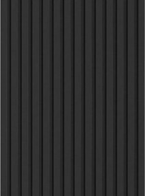 Mexen Lam-F, akustické stenové lamely 275 × 31,5 cm, filc 6 mm, ľan čierny, S105-275317-2812-069