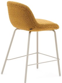 Barová stolička v horčicovej farbe (výška sedadla 65 cm) Aimin – Kave Home