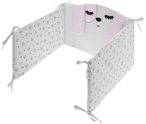3-dielne posteľné obliečky Belisima Lovely Puppy 100/135 ružové