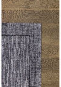 Tmavosivý vlnený koberec 200x300 cm Linea – Agnella