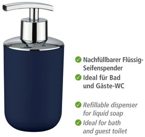 Tmavomodrý dávkovač na mydlo Wenko Brasil