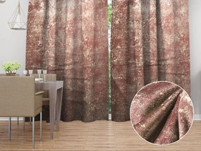 Biante Zamatový záves Isabela IBL-013 Gold Design staroružový - šírka 135 cm 135x200 cm