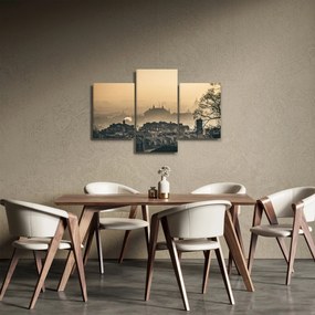 Obraz - Mesto pod hmlou (90x60 cm)