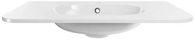 Zápustné umyvadlo PURE 80-46 lesklé bílé