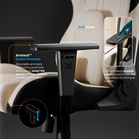 Béžové herné kreslo Diablo X.ONE Prime Desert Storm