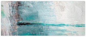 Obraz - Abstraktné olejomaľba (120x50 cm)