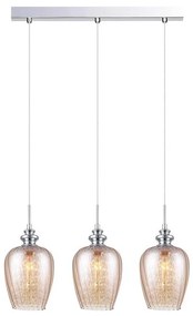 ITALUX MDM2286/3ACR - Luster na lanku PIRITA 3xE14/40W/230V