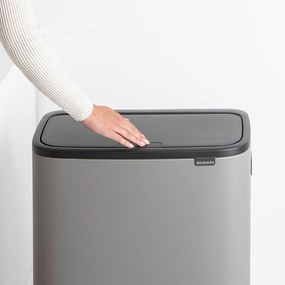 Brabantia BO Touch Bin 60L HI minerálne sivá