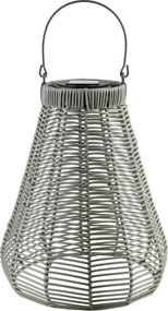 Solárny lampáš SOKKE 33/45 sivý