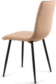 Jedálenská stolička Harry, svetlo hnedá látka