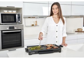 Black+Decker BXGD2200E Elektrický gril, čierna