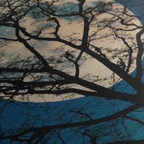 Obraz stromu so splnom (90x60 cm)