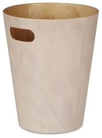 Umbra Odpadkový kôš WOODROW 28 cm biely, prírodný