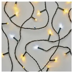 LED vánoční řetěz Blick s časovačem 8 m teplá/studená bílá