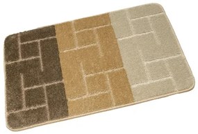 Sada kúpeľňových koberčekov TERAMO béžová / hnedá