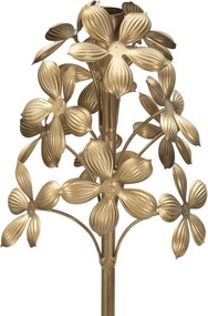 Kovový svietnik Flowy 118 cm zlatý