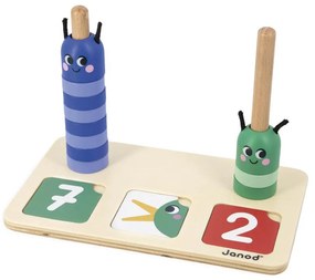 Vzdelávacia hra pre deti - skladanie a porovnávanie čísel - Záhrada