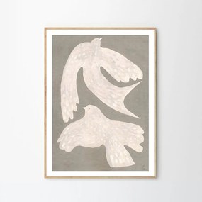 The Poster Club Plagát Two Birds by Clara Schicketanz 30x40 cm