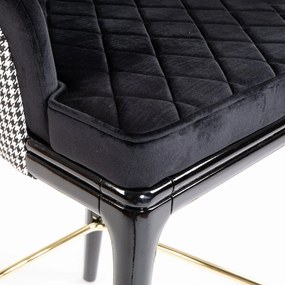 BELINI BAR 78 ČALÚNENÁ BAROVÁ STOLIČKA NA MIERU black