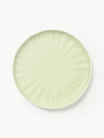 Porcelánové raňajkové taniere's embosovaným vzorom Sali, 4 ks